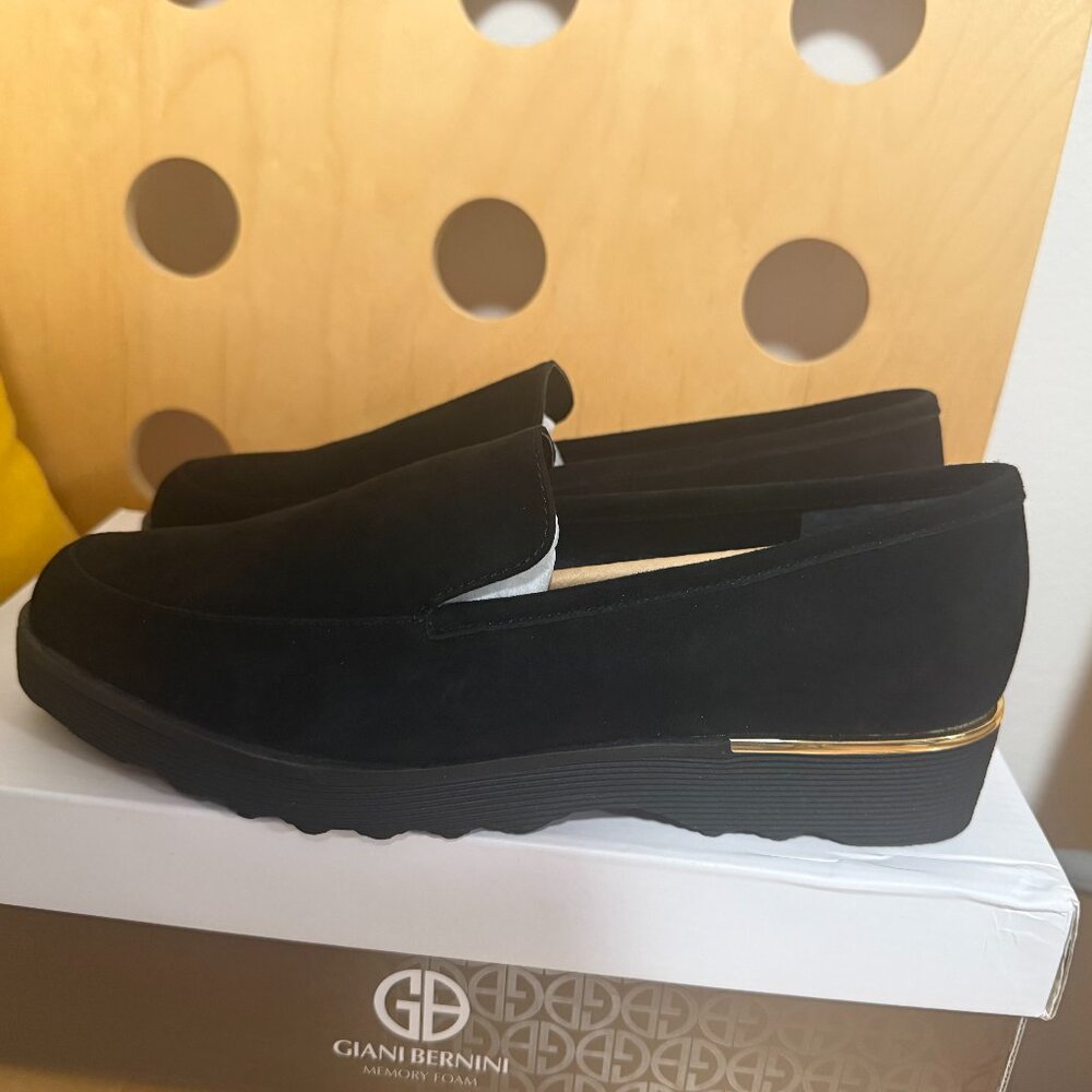 Giani Bernini Black Suede Shoes - Picture 1 of 16